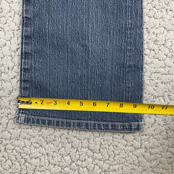 Calvin Klein Jeans Womens 12 Flare VIntage Blue Denim Hippie - Picture 9 of 11